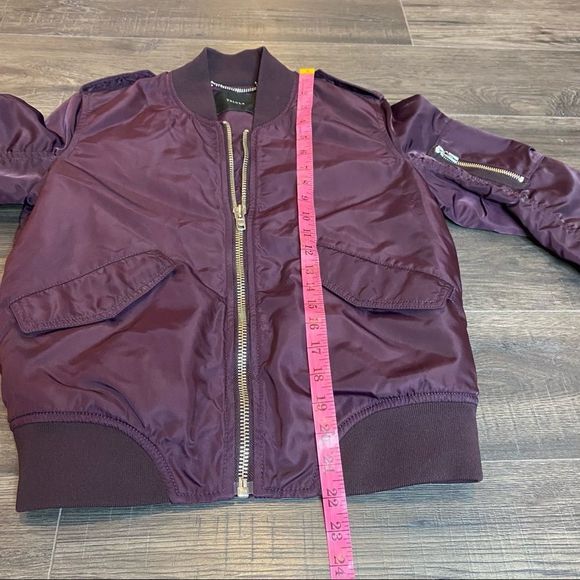 Aritzia Talula Plum Whitby Quilted Bomber Jacket - Picture 10 of 14